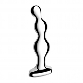 Стальной анальный фаллоимитатор для простаты Stainless Steel Anal Beads - 13 см. - b-Vibe - в Благовещенске купить с доставкой