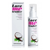 Съедобное согревающее массажное масло Love Me Tender Cocos с ароматом кокоса - 100 мл. - Love to Love - купить с доставкой в Благовещенске