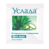 Гель-смазка «Услада с алоэ» - 3 гр. - Биоритм - купить с доставкой в Благовещенске