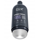 Мастурбатор в бутылке Shower Therapy Deep Cream - Pipedream - в Благовещенске купить с доставкой