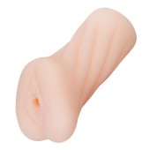 Эластичный компактный мастурбатор-вагина телесного цвета - Tokyo Style - в Благовещенске купить с доставкой
