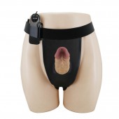 Полый вибрострапон на регулируемых трусиках Draven - 17,5 см. - Baile - купить с доставкой в Благовещенске