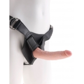 Страпон на виниловых трусиках Strap-on Harness Cock - 17,8 см. - Pipedream - купить с доставкой в Благовещенске