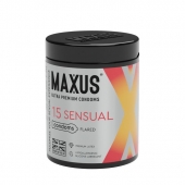 Анатомические презервативы MAXUS Sensual - 15 шт. - Maxus - купить с доставкой в Благовещенске