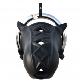 Черный замок верности Extreme Silicone Cock Blocker - Pipedream - купить с доставкой в Благовещенске