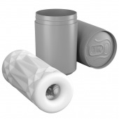 Белый компактный мастурбатор Maid Service в упаковке-банке - Baile - в Благовещенске купить с доставкой