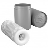 Белый компактный мастурбатор Fine Lady в упаковке-банке - Baile - в Благовещенске купить с доставкой