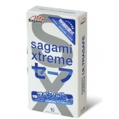Презервативы Sagami Xtreme Ultrasafe с двойным количеством смазки - 10 шт. - Sagami - купить с доставкой в Благовещенске
