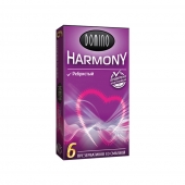 Презервативы с рёбрышками Domino Harmony - 6 шт. - Domino - купить с доставкой в Благовещенске