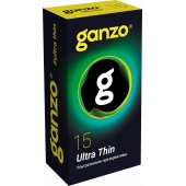 Прозрачные ультратонкие презервативы Ganzo Ultra thin - 15 шт. - Ganzo - купить с доставкой в Благовещенске