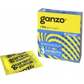 Классические презервативы с обильной смазкой Ganzo Classic - 3 шт. - Ganzo - купить с доставкой в Благовещенске
