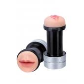 Двусторонний мастурбатор REALSTUFF 2 IN 1 HUMMER MOUTH   VAGINA - ротик и вагина - Dream Toys - в Благовещенске купить с доставкой