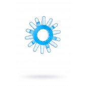 Голубая гелевая насадка с шипиками - Toyfa Basic - в Благовещенске купить с доставкой