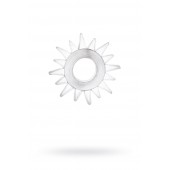 Прозрачное гелевое эрекционное кольцо-солнце - Toyfa Basic - в Благовещенске купить с доставкой