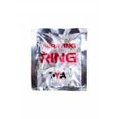 Прозрачное эрекционное кольцо с вибратором  и подхватом - Toyfa Basic - в Благовещенске купить с доставкой