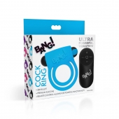 Голубое эрекционное виброкольцо 28X Remote Control Vibrating Cock Ring   Bullet - XR Brands - в Благовещенске купить с доставкой