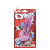 Фиолетовое эрекционное кольцо с вибрацией и пальчиком OYEAH PURPLE - Screaming O - в Благовещенске купить с доставкой