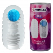 Мастурбатор с шариком внутри Wonder ball - Baile - в Благовещенске купить с доставкой