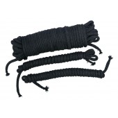 Чёрные хлопковые верёвки для бондажа - Orion - купить с доставкой в Благовещенске
