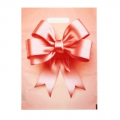 Пакет с принтом в виде банта с вырубной ручкой (30х40 см) - Сима-Ленд - купить с доставкой в Благовещенске