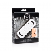 Комплект из 6 прозрачных эрекционных колец Ring Master Custom Ball Stretcher Kit - XR Brands - в Благовещенске купить с доставкой