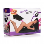 Черная подушка для секса Mount Me Inflatable Sex Position Pillow - XR Brands - купить с доставкой в Благовещенске