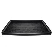 Черная виниловая простынь с надувными краями Nuru Inflatable Vinyl Massage Sheet - XR Brands - купить с доставкой в Благовещенске