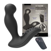 Черный вибромассажер простаты 3,5’’ Remote Control P-spot Massager - 12,5 см. - Erokay - в Благовещенске купить с доставкой