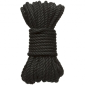 Черная верёвка для связывания и фиксации Bind Tie - 9,14 м. - Doc Johnson - купить с доставкой в Благовещенске