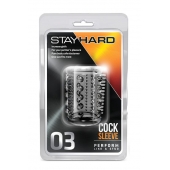 Прозрачная насадка с шипами и шишечками STAY HARD COCK SLEEVE 03 CLEAR - Blush Novelties - в Благовещенске купить с доставкой