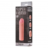 Фаллоудлинитель SUPER HERO Tempter - 16 см. - Lola Games - в Благовещенске купить с доставкой