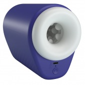 Синий автоматический вибромастурбатор Dj Lady - Baile - в Благовещенске купить с доставкой