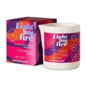Массажная свеча Light My Fire Coconut с ароматом кокоса - 65 гр. - Love to Love - купить с доставкой в Благовещенске