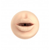 Телесный мастурбатор-ротик Feel Stroker Mouth - Kiiroo - в Благовещенске купить с доставкой