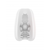 Белый мастурбатор-яйцо Bisedze - LoveStore - в Благовещенске купить с доставкой