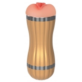 Мастурбатор-вагина с вибрацией в колбе Bevis - Boys of Toys - в Благовещенске купить с доставкой