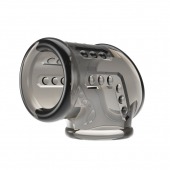 Дымчатая насадка на пенис и мошонку - Baile - в Благовещенске купить с доставкой