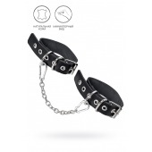 Черные оковы из одного ремешка с люверсами - Pecado - купить с доставкой в Благовещенске