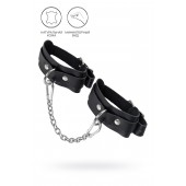 Черные мини-оковы со скруглёнными углами - Pecado - купить с доставкой в Благовещенске