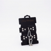 Черные кожаные наручники с регулируемыми ремешками - Crazy Handmade - купить с доставкой в Благовещенске