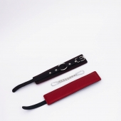 Черно-красные кожаные оковы - Crazy Handmade - купить с доставкой в Благовещенске