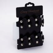 Черные кожаные наручники из звеньев - Crazy Handmade - купить с доставкой в Благовещенске