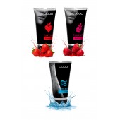 Набор из 3 лубрикантов JUJU (увлажняющий, клубника, малина) - JuJu - купить с доставкой в Благовещенске