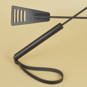 Черный кожаный стек «Сириус» - 60 см. - Sitabella - купить с доставкой в Благовещенске