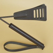 Черный кожаный стек «Сириус» - 60 см. - Sitabella - купить с доставкой в Благовещенске