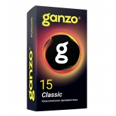 Классические презервативы с обильной смазкой Ganzo Classic - 15 шт. - Ganzo - купить с доставкой в Благовещенске