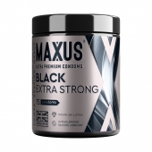 Черные утолщенные презервативы MAXUS Extra Strong с железным кейсом - 15 шт. - Maxus - купить с доставкой в Благовещенске