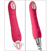 Малиновая насадка на душ с вибрацией Showers to orgasm - 20,1 см. - Orion - купить с доставкой в Благовещенске