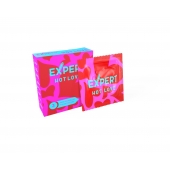 Презервативы с разогревающим эффектом Expert Hot Love - 3 шт. - Expert - купить с доставкой в Благовещенске