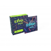 Светящиеся в темноте презервативы Expert Neon - 3 шт. - Expert - купить с доставкой в Благовещенске